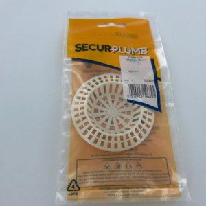 SECURPLUMB SU9682 WHITE SINK STRAINER 45MM