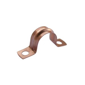 SECURPLUMB SU9690 SADDLE PIPE CLIPS - COPPER 15MM