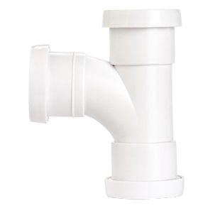 SECURPLUMB SU8756 PUSHFIT SWEPT TEE 40MM
