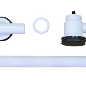 SECURPLUMB SU8853 CLICK CLACK BATH WASTE 1.5" - MATT BLACK