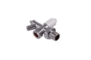 SECURPLUMB SU9711 RADIAT.VALVE & DRAIN OFF CP 15MM