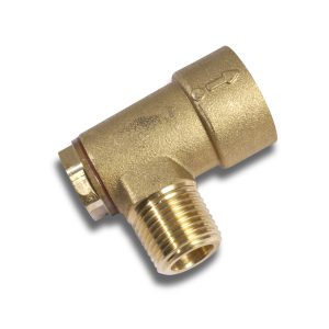 SECURPLUMB SU9824 BAYONET SOCKET ANGLED BRASS 1/2