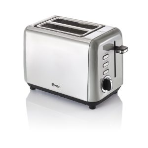 SWAN TOWNHOUSE 2 SLICE TOASTER GREY