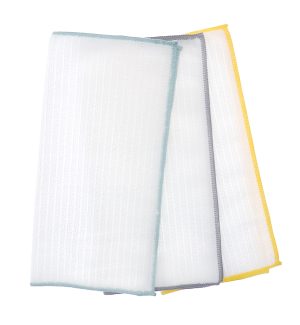 MICRO BRITE MICROFIBRE DISH CLOTHS Pack Of 3