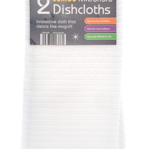 MICRO BRITE JUMBO MICROFIBRE DISH CLOTHS Pack Of 2