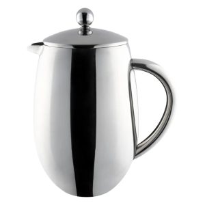 GRUNWERG CAFE OLE BFD STAINLESS STEEL DOUBLE WALL CAFETIERE 6 CUP 800ML