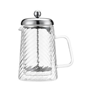 GRUNWERG CAFE OLE ROTOLO DOUBLE WALL CAFETIERE 8 CUP 1000ML