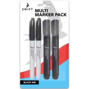 SWIFT MULTI PERMANENT MARKER Pack Of 4