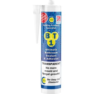 BT1 ULTIMATE BATHROOM SEALANT & ADHESIVE 290ML - TRANSPARENT