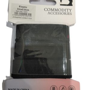 ASSORTED SIZES ELASTIC 3 M X 2 CM / 1.5CM