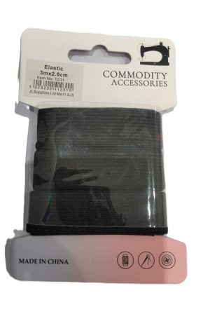 ASSORTED SIZES ELASTIC 3 M X 2 CM / 1.5CM