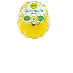AIRPURE CITRONELLA GLASS JAR CANDLE 95G