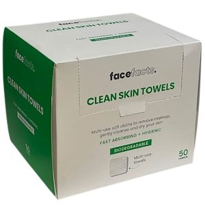 FACE FACTS CERAMIDE CLEAN SKIN TOWELS 50 TOWELS