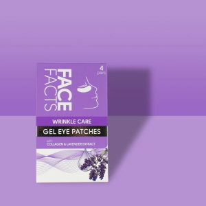 FACE FACTS WRINKLE CARE GEL EYE PATCHES - COLLAGEN & LAVENDER