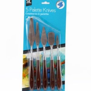 SIL ASSORTED SIZES PALETTE KNIVES Pack Of 5