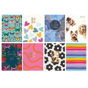 TALLON ASSORTED DESIGN WEEK TO VIEW DIARY 2026