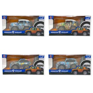 VERSION Q TROLLEY ASSORTED REMOTE CONTROL GRAFFITI CAR 16CM