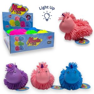 ASSORTED SQUEEZY NOODLES UNICORN 16CM