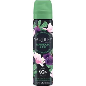 YARDLEY MAGNOLIA & FIG BODY SPRAY 75ML Pack Of 6