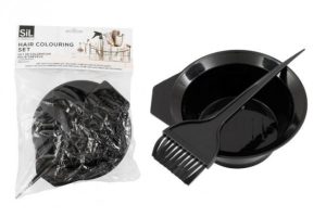 SIL HAIR COLOURING BRUSH AND BOWL SET