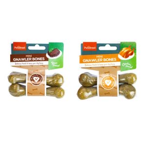 PURE BREED CHICKEN FLAVOUR MINI GNAWLER BONES Pack Of 2 80GM