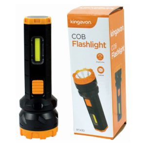 KINGAVON LED TORCH FLASH LIGHT WITH COB