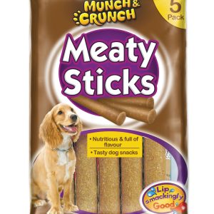 MUNCH & CRUNCH MEATY STICKS 125GM Pack Of 5
