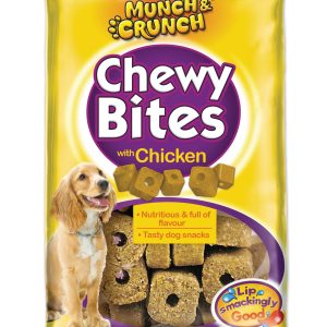 MUNCH & CRUNCH CHEWY BITES WITH CHICKEN 170GM