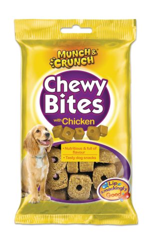 MUNCH & CRUNCH CHEWY BITES WITH CHICKEN 170GM