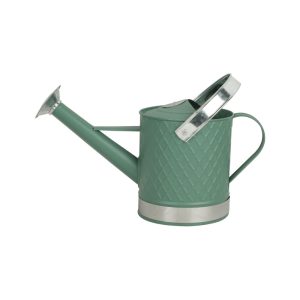 ARBORIA GARDEN DECOR WATERING CAN GREEN 3LTR