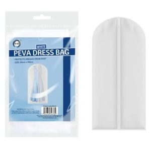 DID PEVA WHITE DRESS BAG 60 X 140CM