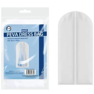 DID PEVA WHITE DRESS BAG 60 X 140CM