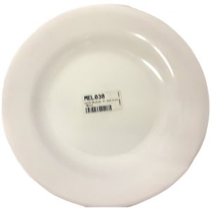 MELAMINE WHITE SOUP PLATE 10" / 25CM