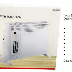 POWERPLUS ELECTRIC 2000W CONVECTOR HEATER WITH TURBO FAN