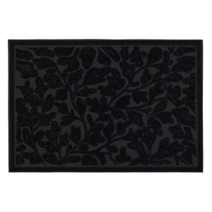 JVL BOTANY SCRAPER RUBBER PIN DOORMAT 40 X 60CM