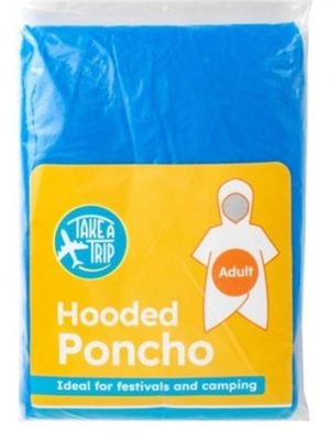 TAKE A TRIP ADULT HOODED PONCHO