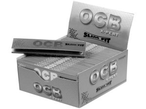 OCB SILVER X-PERT SLIM KING SIZE ROLLING PAPER Pack Of 50