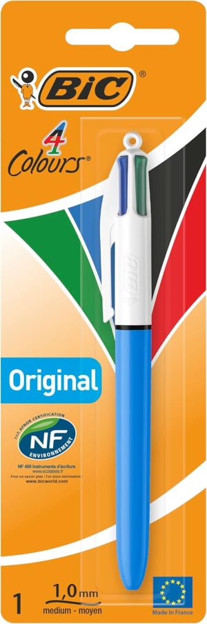 BIC 4 COLOUR RETRACTABLE BALLPOINT PEN