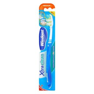 WISDOM EXTRA CLEAN MEDIUM TOOTHBRUSH Pack Of 12