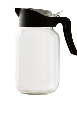 SARINA ASSORTED COLOUR GLASS JUG 1LTR
