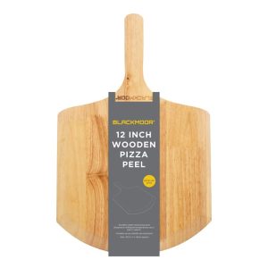 BLACKMOOR WOODEN BOARD PIZZA PEEL