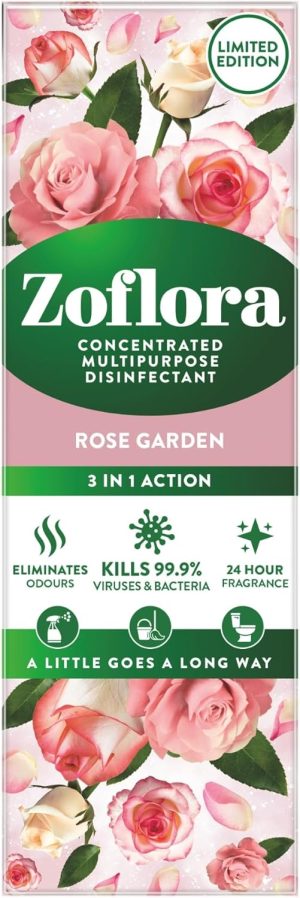 ZOFLORA ROSE GARDEN CONCENTRATED DISINFECTANT LIQUID 250 ML