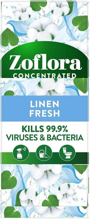 ZOFLORA LINEN FRESH CONCENTRATED DISINFECTANT LIQUID 250 ML