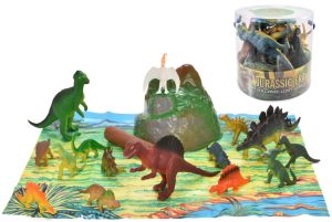 18 PC DINOSAURS IN TUB