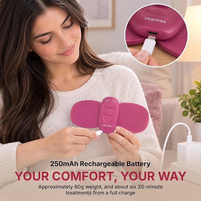 Period Comfort Pro™ Wireless TENS & Heat Therapy Pad