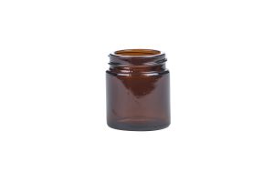 Amber Glass Uncapped Ointment Jars - 30ml