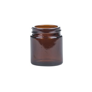 Amber Glass Uncapped Ointment Jars - 30ml
