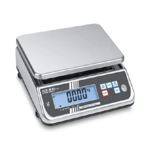 Stainless steel compact bench scale with scoop