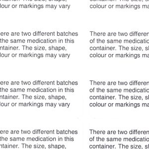 Status Batch May Vary Labels 38 x 21mm
