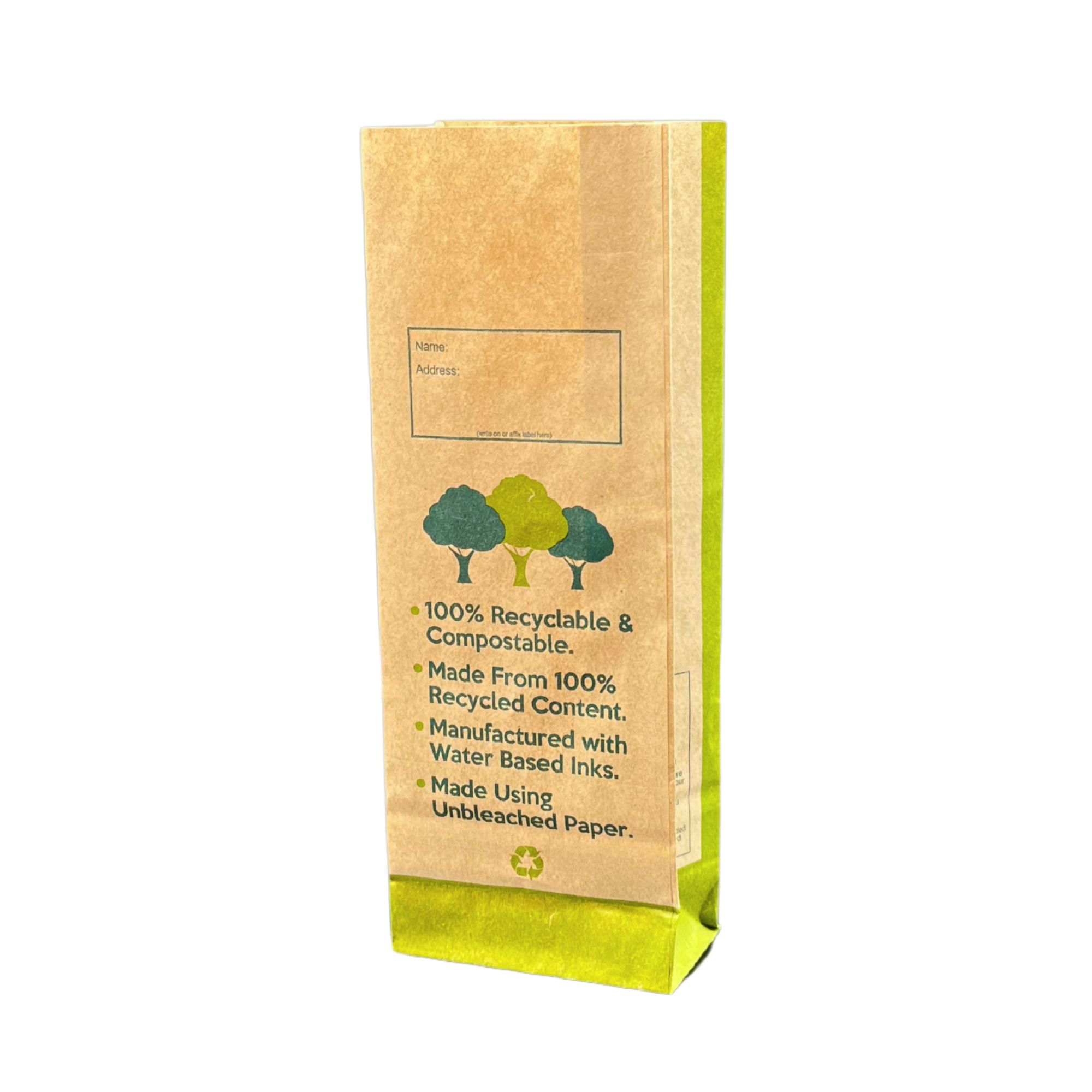 ProPac NHS Brown Paper Prescription Bags - (h)280 x (w)90 x (g)50mm